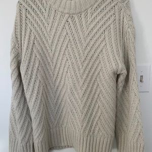 Cream chunky sweater